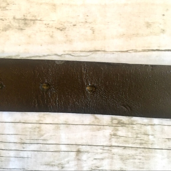 🔥3/$10 or 5/$15 SALE🔥 Men’s Belt Dark Brown Size 30 Silver Buckle - Picture 9 of 15